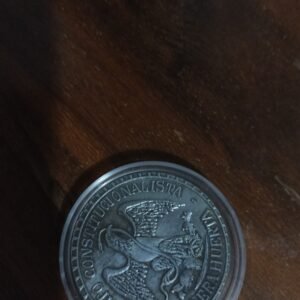 moneda de coleccion un peso de plata ejercito constitucionalista año 1914