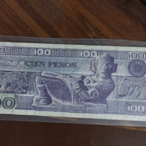 billete de coleccion cien pesos venustiano carranza año 1982