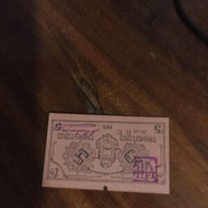 BILLETE DE COLECCION CINCO CENTAVOS BILINBIQUE GOBIERNO CONSTITUCIONSLISTA AÑO 1915