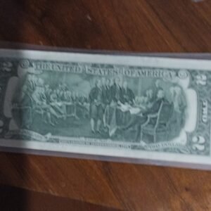 billete de coleccion dos dollar jefferson año 2017 serie a