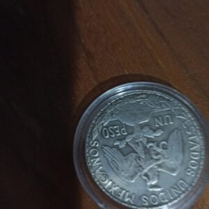 MONEDA DE COLECCION UN PESO DEL CABALLITO DE PLATA AÑO 1910