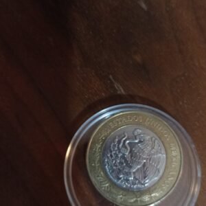 MONEDA DE COLECCION VEINTE PESOS 500 AÑOS DEL EJERCITO MEXICANO DE BRONCE AÑO 2013