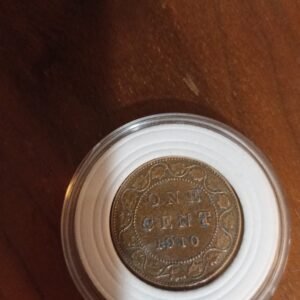 MONEDA DE COLECCION ONE CENT DEL CANADA EDUARDO VII AÑO 1910