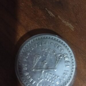 MONEDA DE COLECCION ONZA TROY DE PLATA AÑO 1947