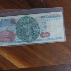 BILLETE DE COLECCION DIEZ MIL PESOS CARDENAS AÑO 1983