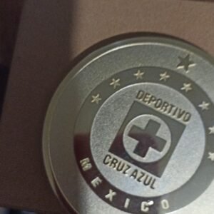 medalla conmemoratiVa del cruz azuL CAMPEONES 20'21 ORO LAMINADO