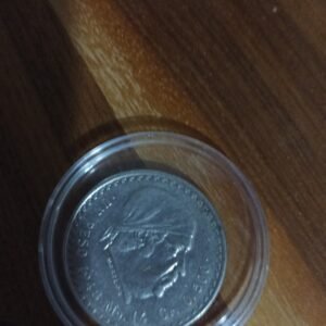 MONEDA DE COLECCION UN PESO MORELOS DE PLATA AÑO 1948