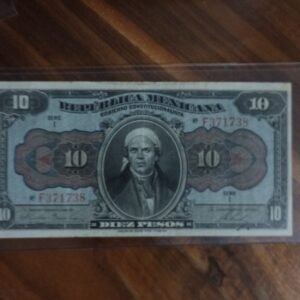 BILLETE DE COLECCION DIEZ PESOS MORELOS AÑO 1915