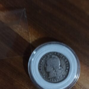 MONEDA DE COLECCION VEINTE CENTAVOS DE ARGENTINA DE PLATA CABEZA DE LA LIBERTAD AÑO 1921
