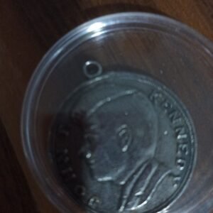 MEDALLA CONMEMORATIVA KENNEDY PLATEADA