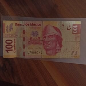 BILLETE DE COLECCION CIEN PESOS NEZAHUALCOYOTL AÑO 2012