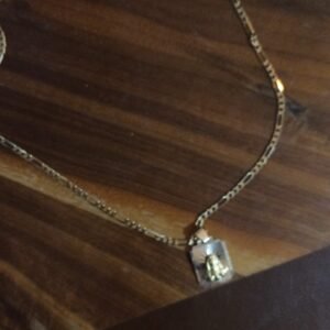 MEDALLA Y CADENA CRISTO ORO 14 KL. 48 CM. LARGO 7.6 GRAMOS