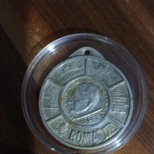 MEDALLA PABLO SEXTO ROMA CON IMAGEN DE PLATA