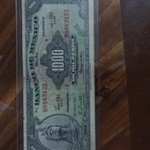 BILLETE DE COLECCION MILPESOS CUAUHTEMOC AÑO 1977