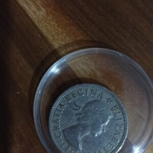 MONEDA DE COLECCION TWO SHILING REGINA ELIZABETH AÑO 1964