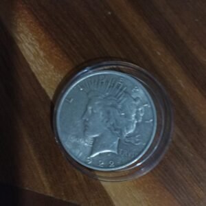 MONEDA DE COLECCION ONE DOLAR DE PLATA PEACE AÑO 1922
