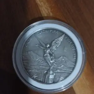 MONEDA DE COLECCION ONZA DE PLATA DEL ANGEL AÑO 2004