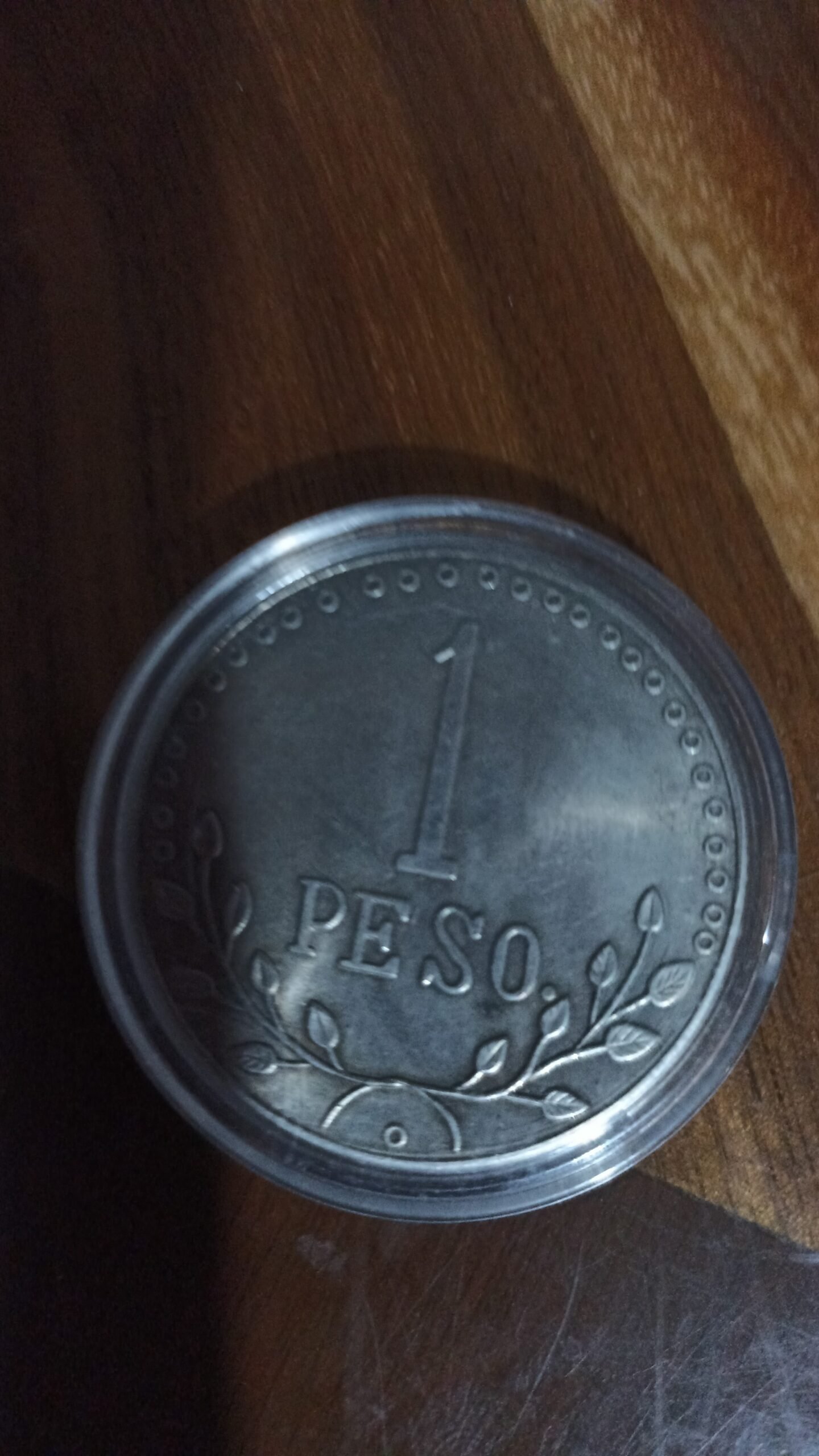 MONEDA DE COLECCION UN PESO H DEL PARRAL DE PLATA AÑO 1913 GRAMOS 22.59 - Image 2