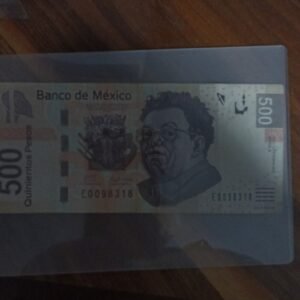 BILLETE DE COLECCION QUINIENTOS PESOS DIEGO RIVERA SERIE A AÑO 2010