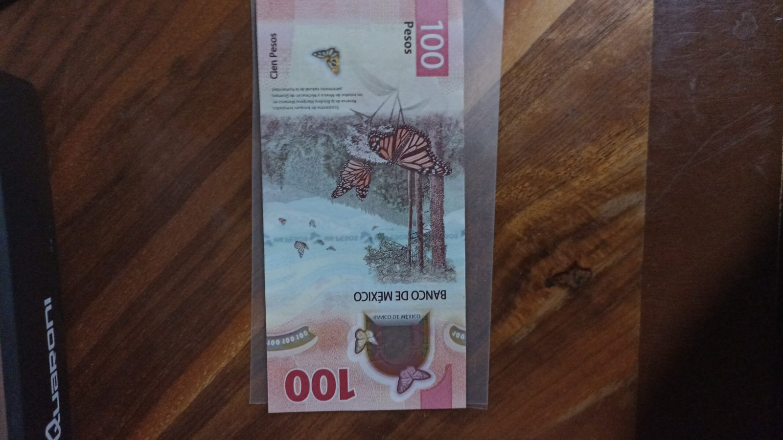 BILLETE DE COLECCION CIEN PESOS SOR JUANA DOBLE AA AÑO 2020 - Image 3