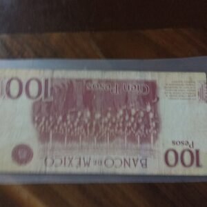 BILLETE DE COLECCION CIEN PESOS CIEN AÑOS DE LA CONSTITUCION POLITICA DE MEXICO AÑO 2016
