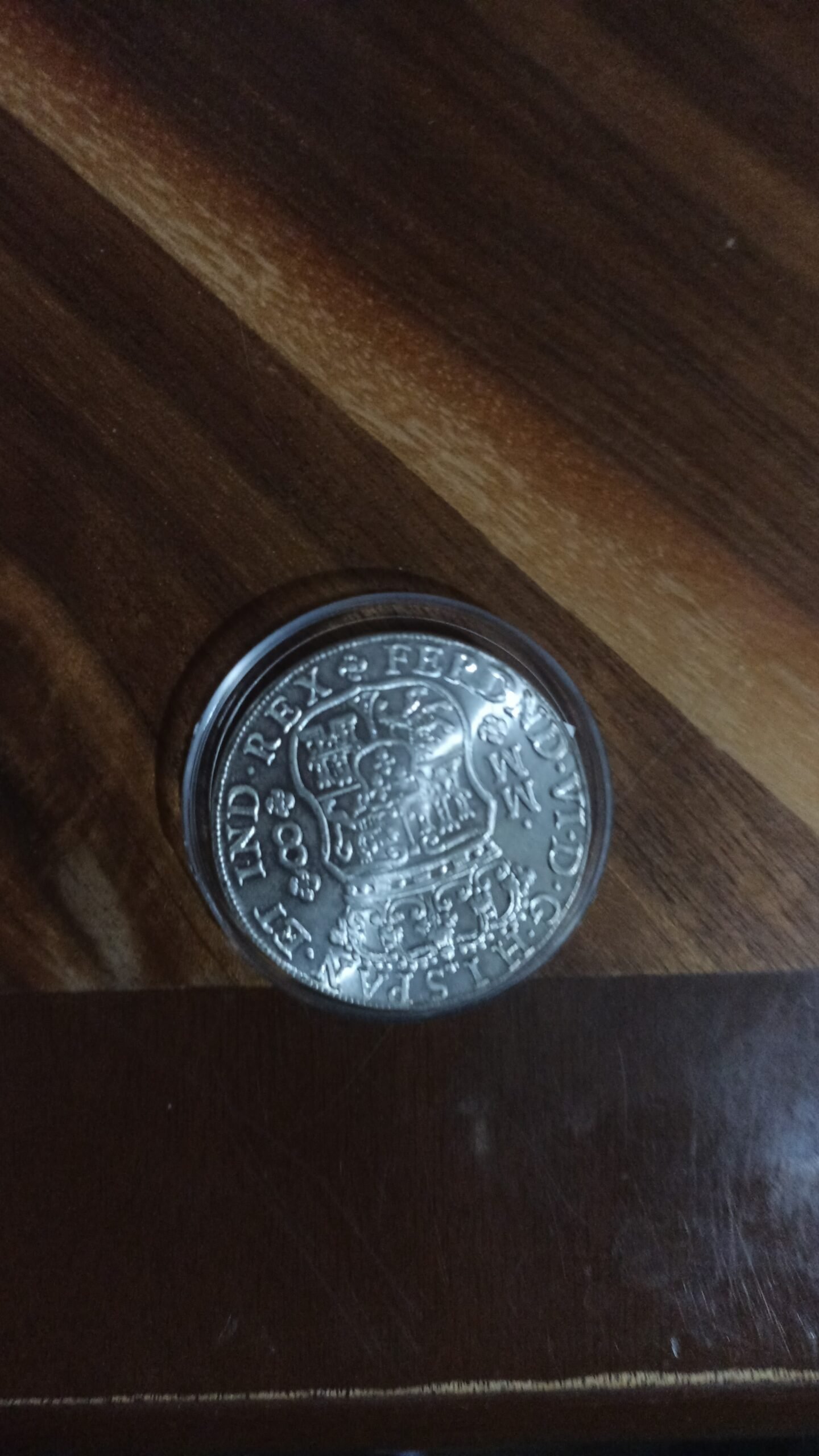 MONEDA DE COLECCION 8 R DE PLATA AÑO 1756 - Image 2