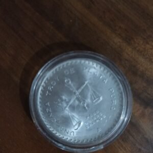 MONEDA DE COLECCION ONZA DE PLATA AÑO 1980