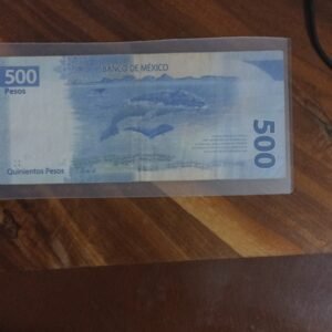 BILLETE DE COLECCION QUINIENTOS PESOS JUAREZ SERIE DOBLE AA AÑO 2017