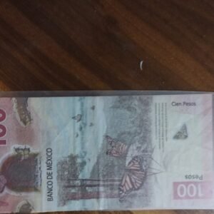 BILLETE DE COLECCION CIEN PESOS SOR JUANA DOBLE AA AÑO 2020