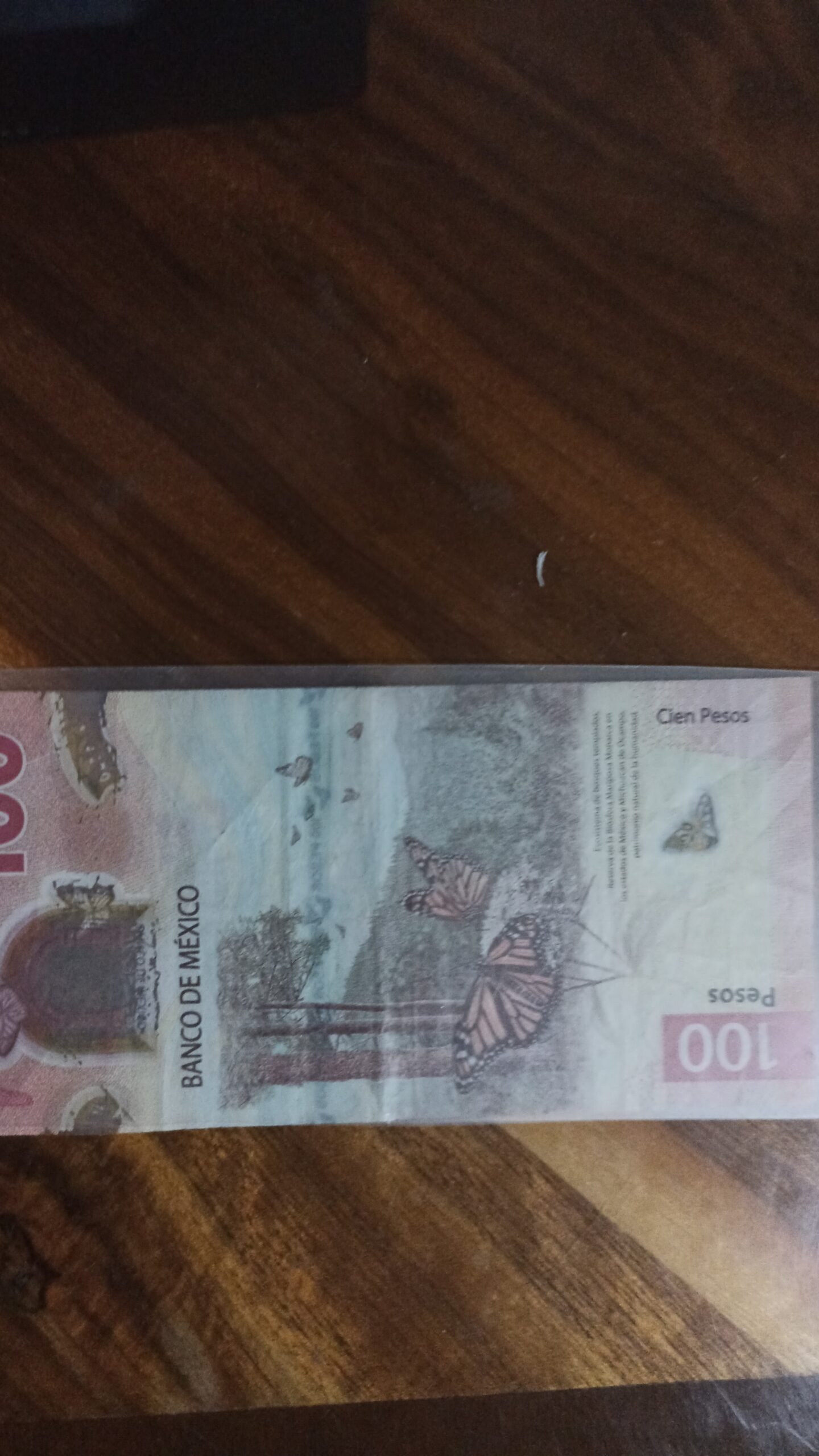 BILLETE DE COLECCION CIEN PESOS SOR JUANA DOBLE AA AÑO 2020