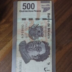 BILLETE DE COLECCION QUINIENTOS PESOS DIEGO RIVERA DOBLE AA AÑO 2012