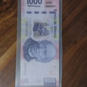 BILLETE DE COLECCION MIL PESOS HIDALGO AÑO 2013