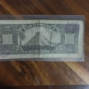 BILLETE DE COLECCION MIL PESOS CUJAUHTEMOC AÑO 1974