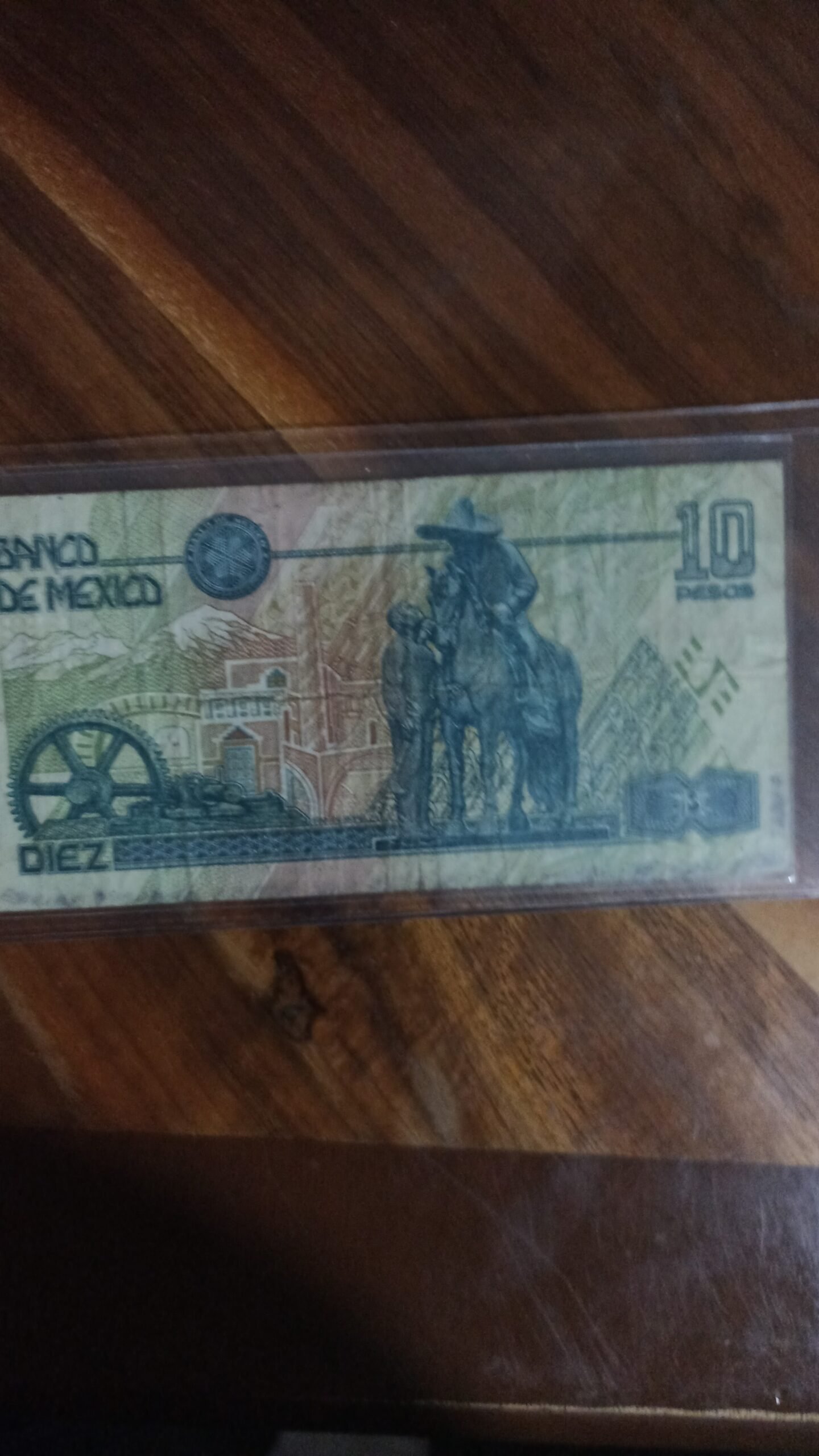 BILLETE DE COLECCION VEINTE PESOS EMILIANO ZAPATA AÑO 1996 - Image 3