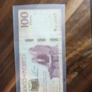 BILLETE DE COLECCION CIEN PESOS CIEN AÑOS DE LA CONSTITUCION POLITICA DE MEXICO AÑO 2016