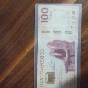BILLETE DE COLECCION CIEN PESOS CIEN AÑOS DE LA CONSTITUCION POLITICA DE MEXICO AÑO 2016