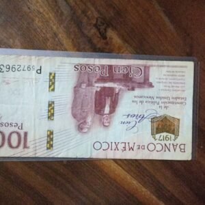 BILLETE DE COLECCION CIEN PESOS CIEN AÑOS DE LA CONSTITUCION POLITICA DE MEXICO AÑO 2016