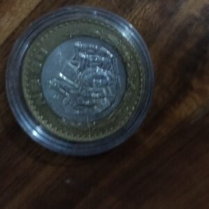 MONEDA DE COLECCION CINCUENTA NUEVOS PESOS CENTRO DE PLATA A.ÑO 1993