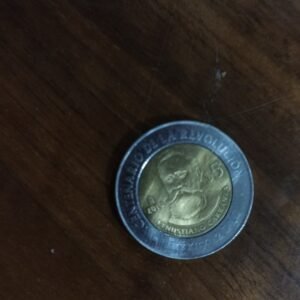 MONEDA DE COLECCION CINCO PESOS  CARRANZA AÑO 2010