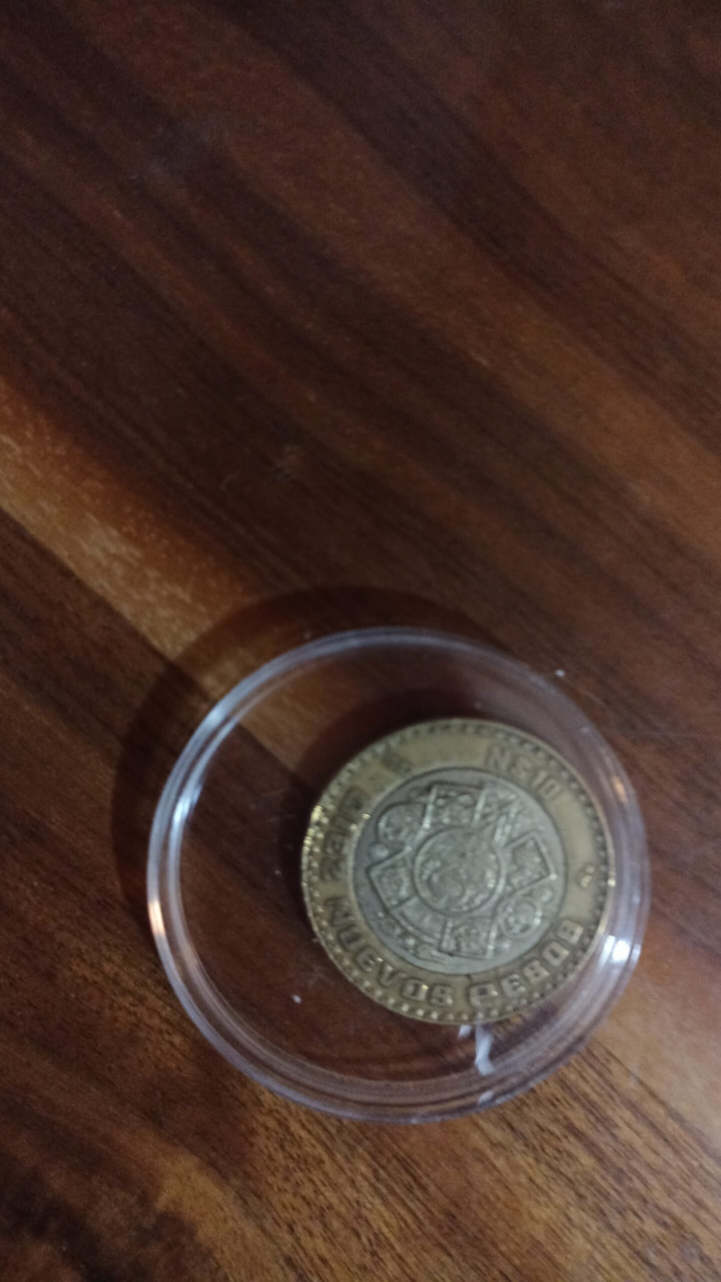 MONEDA DE COLECCION DIEZ NUEVOS PESOS AÑO 1992