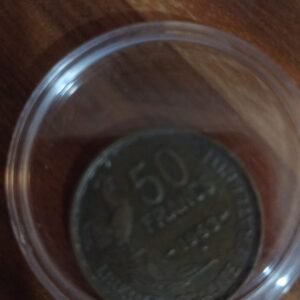MONEDA DE COLECCION 50 FRANCOS REPUBLICA DE FRANCIA AÑO 1953